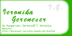 veronika gerencser business card